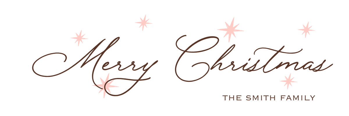 long + skinny MERRY CHRISTMAS GIFT TAG (Copy)
