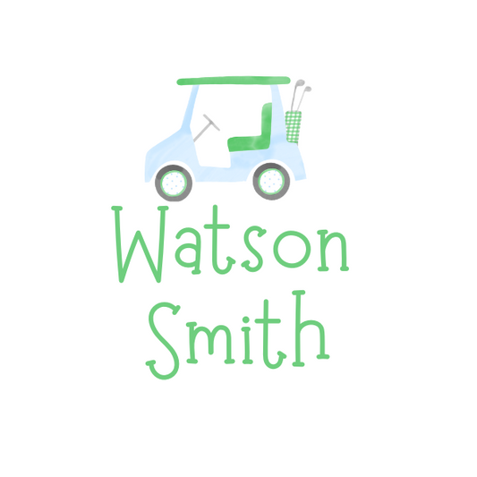 GOLF CART LABELS