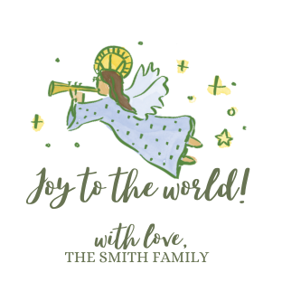 JOY TO THE WORLD! GIFT TAG