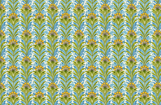 RETRO FLORAL  tear away placemat
