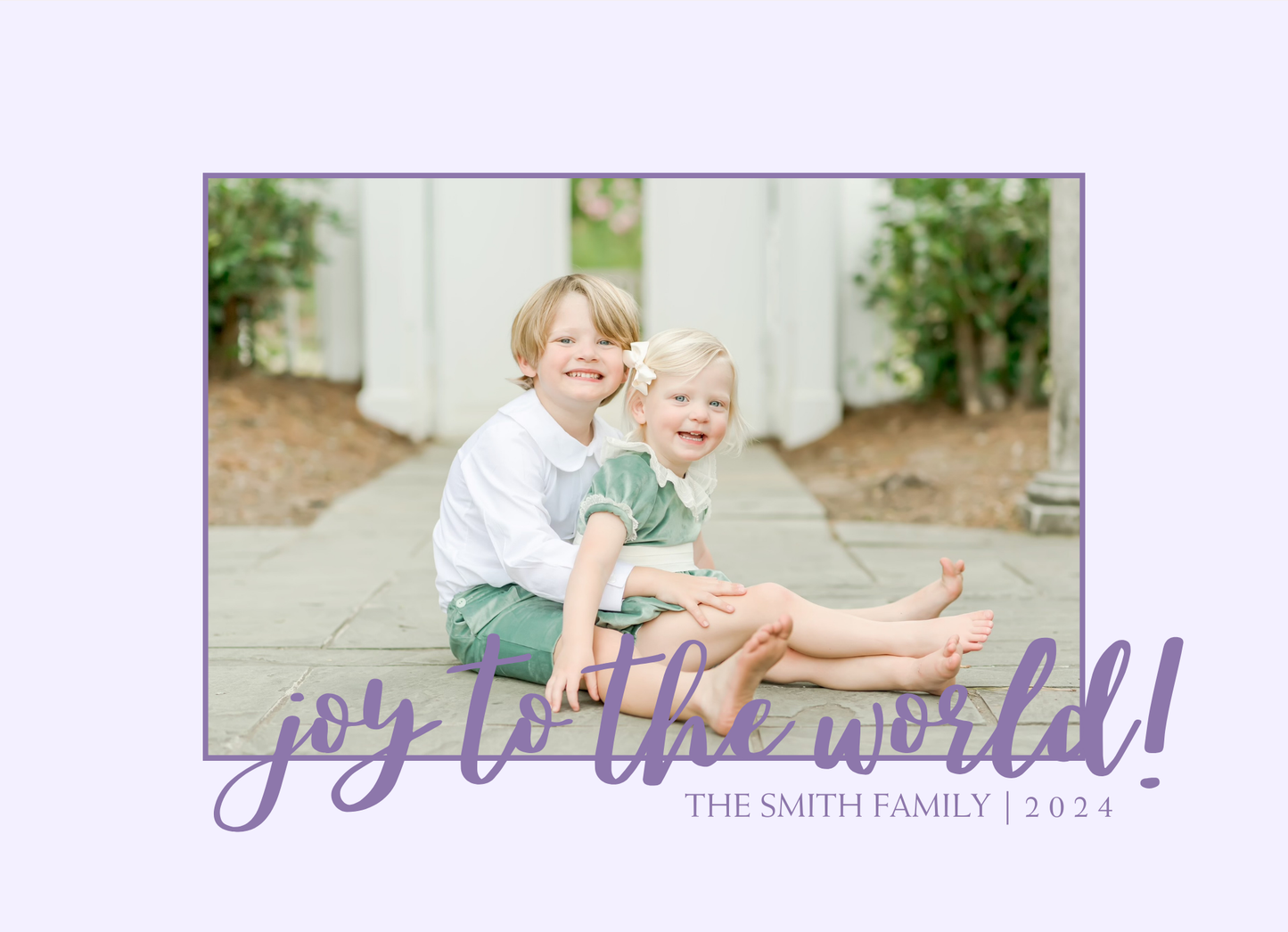 JOY TO THE WORLD CHRISTMAS CARD