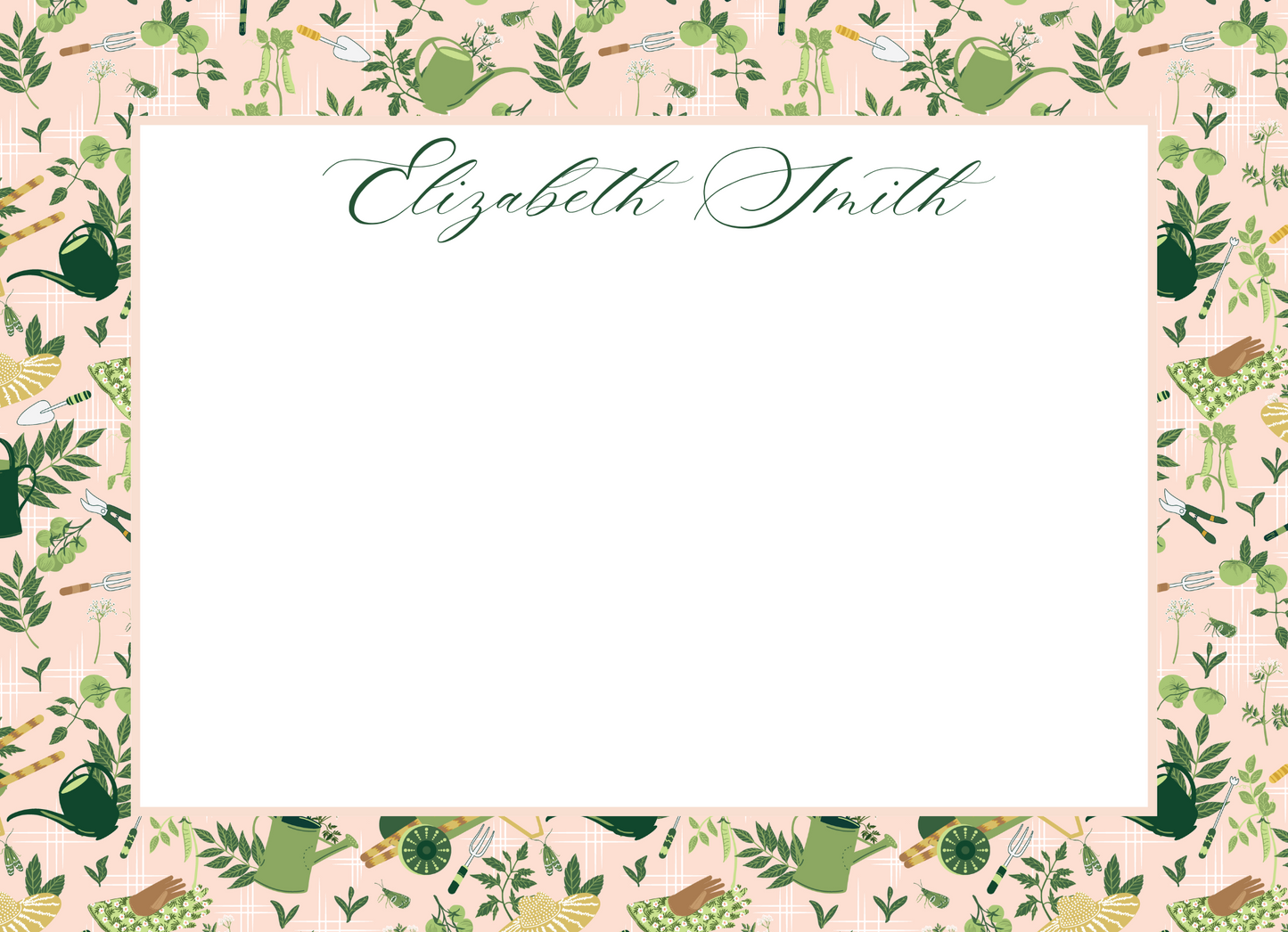 floral stationery