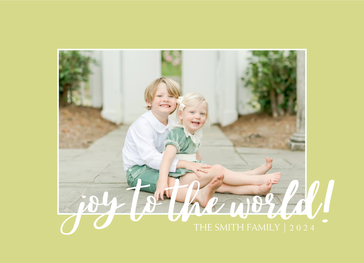 JOY TO THE WORLD CHRISTMAS CARD