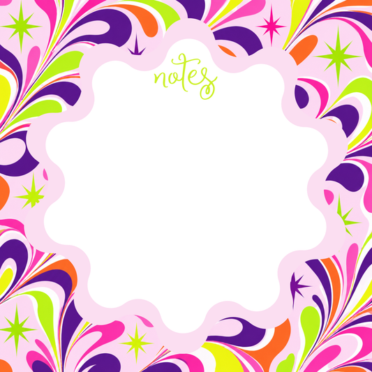 NEON  COLORFUL NOTEPAD