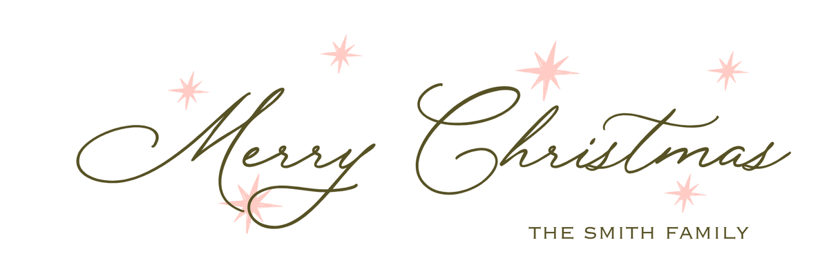 long + skinny MERRY CHRISTMAS GIFT TAG (Copy)