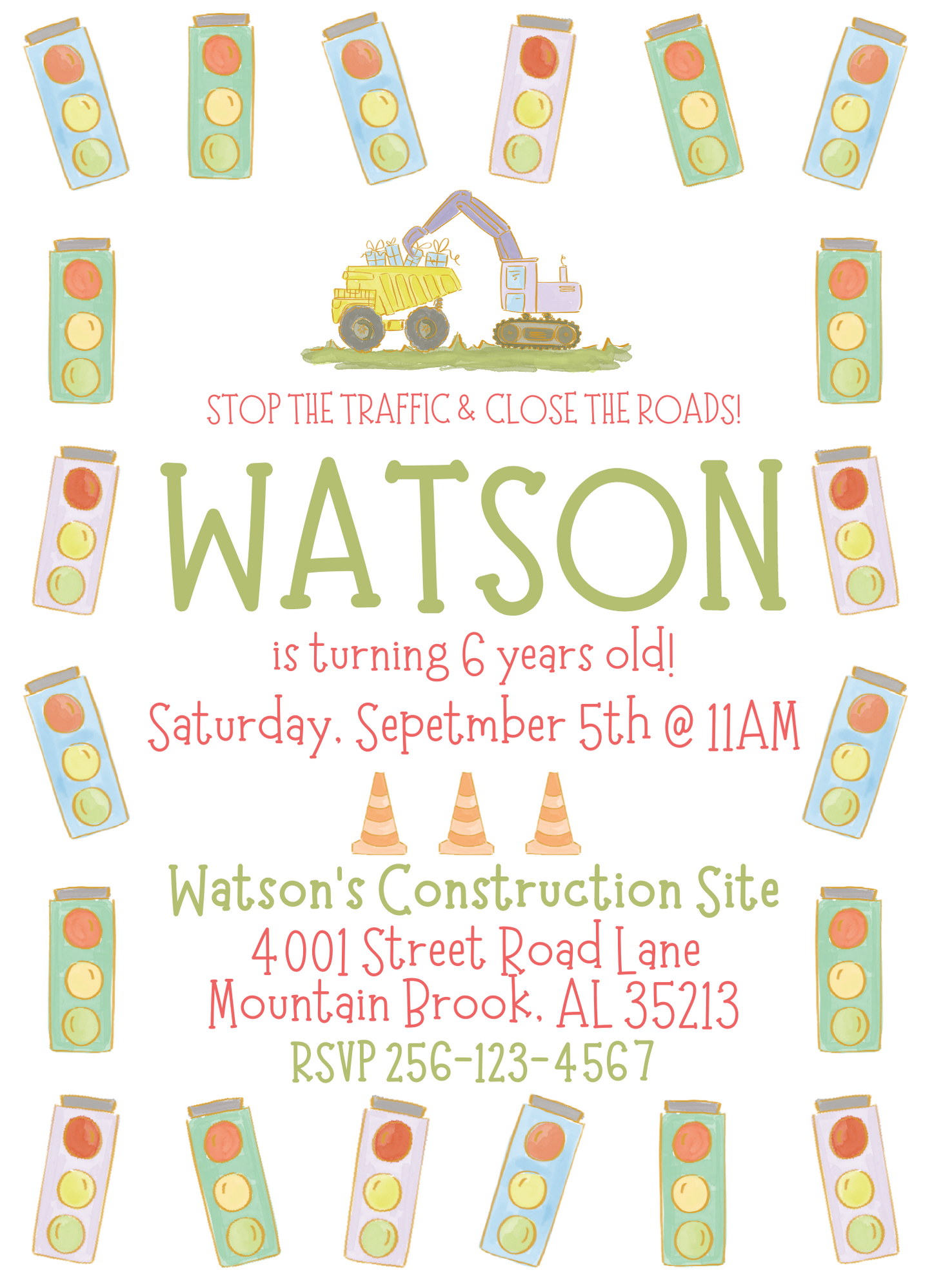 construction party invitation