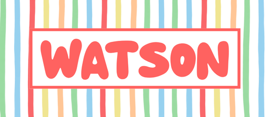 PRIMARY COLORS RECTANGLE VINYL LABEL