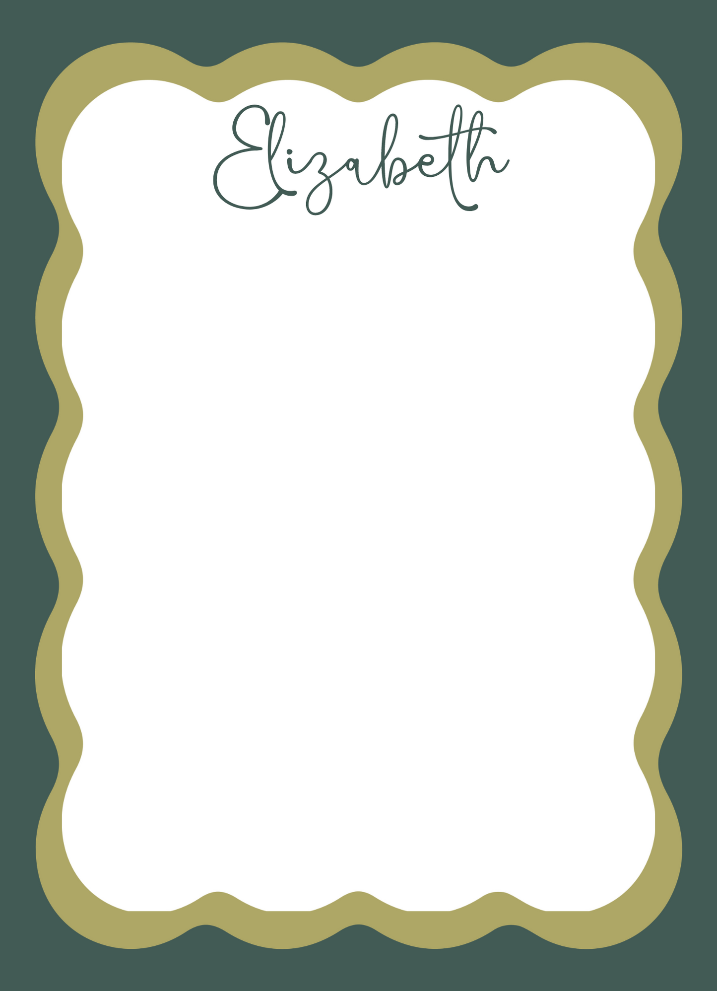 5x7 scalloped notepads