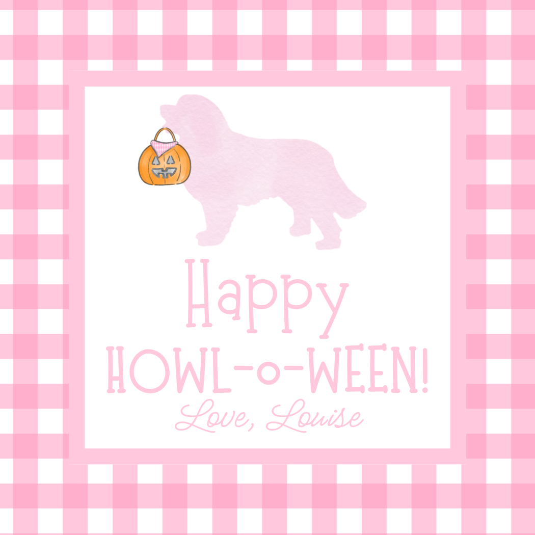 HOWL-O-WEEN GIFT TAG