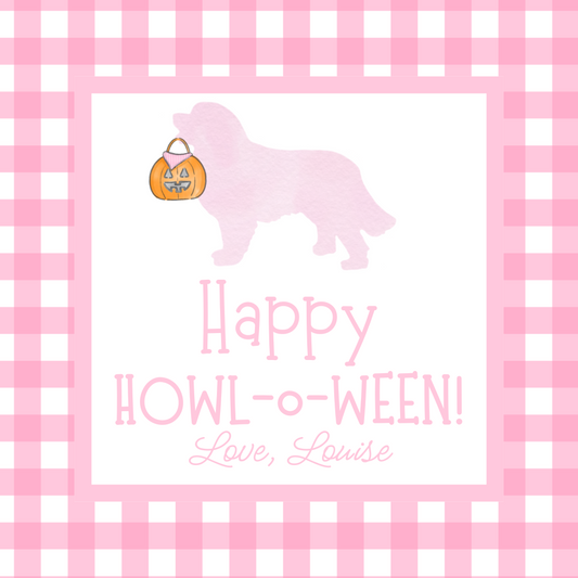 HOWL-O-WEEN GIFT TAG