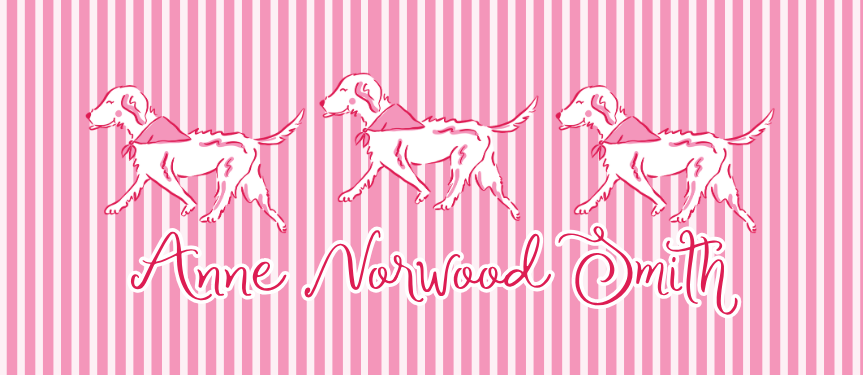 COLORFUL STRIPE DOGS RECTANGLE VINYL LABEL