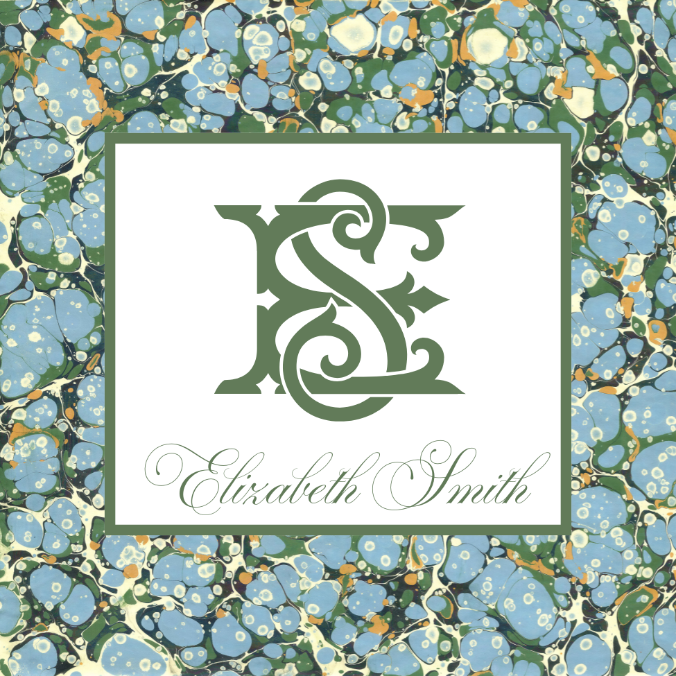 MARBLED ENCLOSURE CARDS
