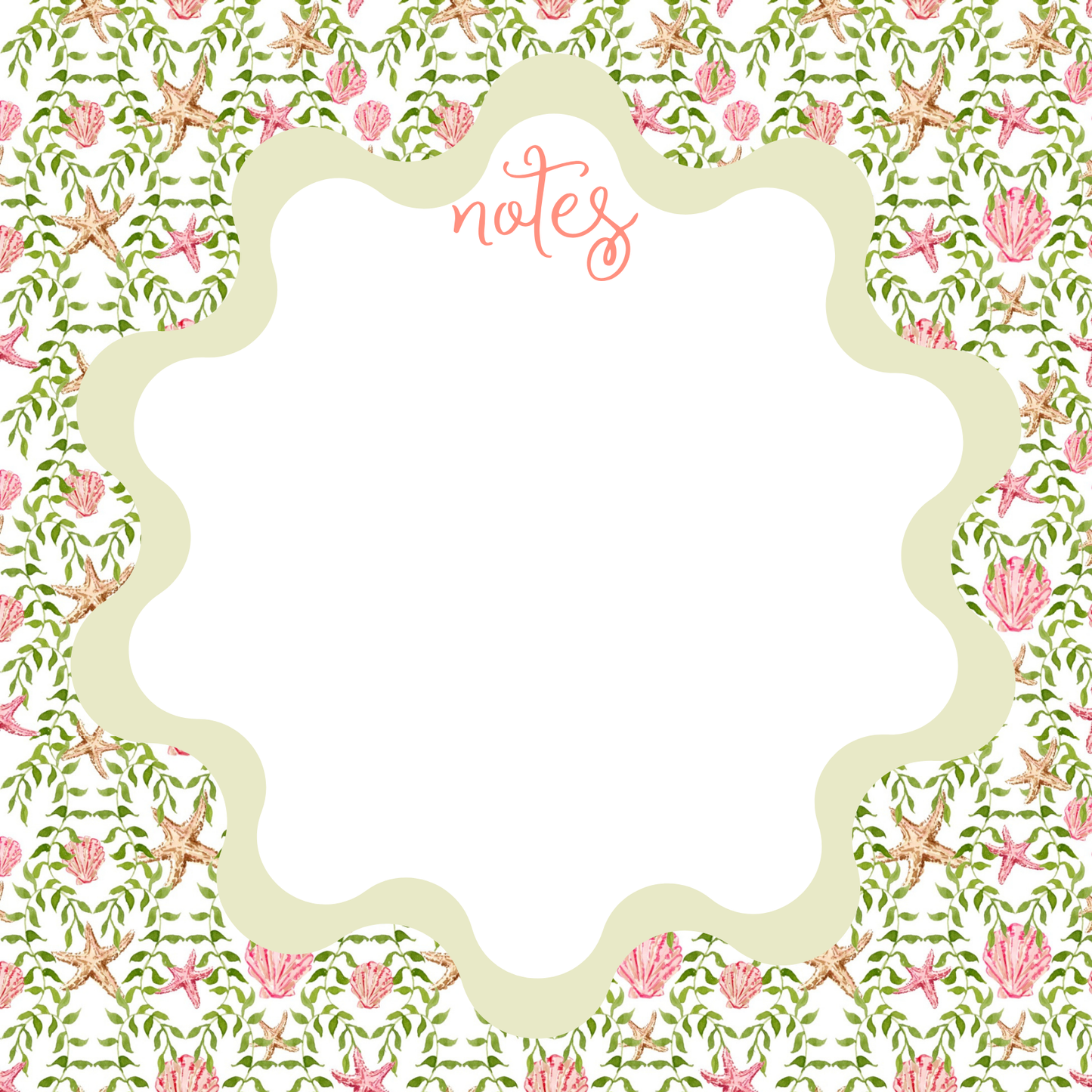UNDER THE SEA  NOTEPAD
