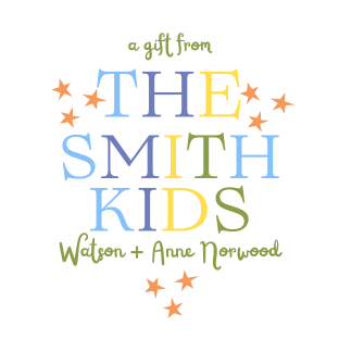 ROUND SIBLING GIFT STICKERS
