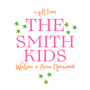 ROUND SIBLING GIFT STICKERS
