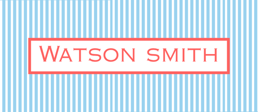 STRIPE RECTANGLE VINYL LABEL