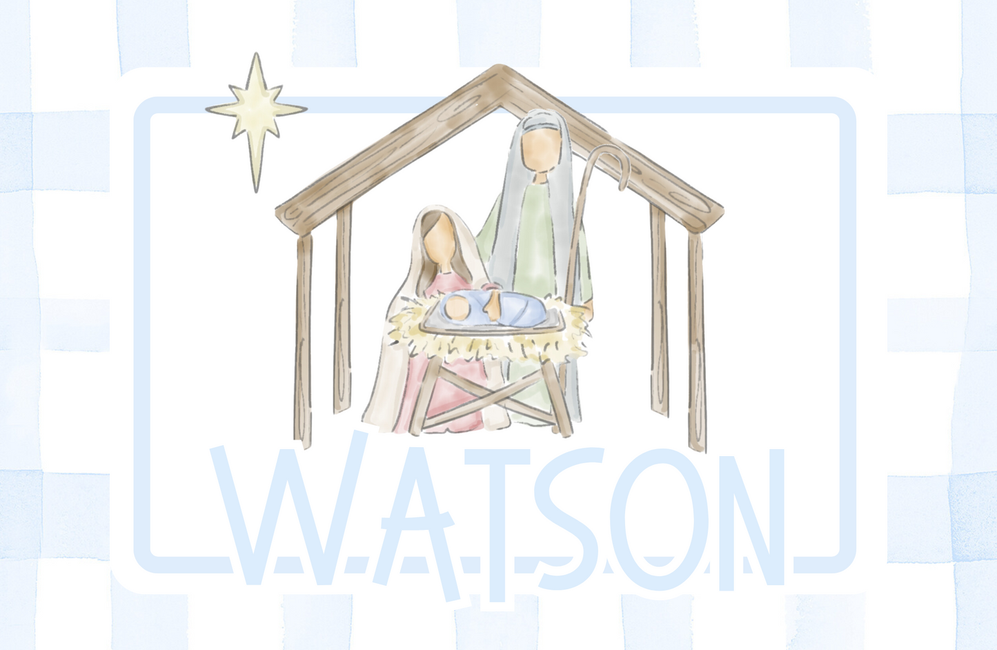 NATIVITY LAMINATED PLACEMAT