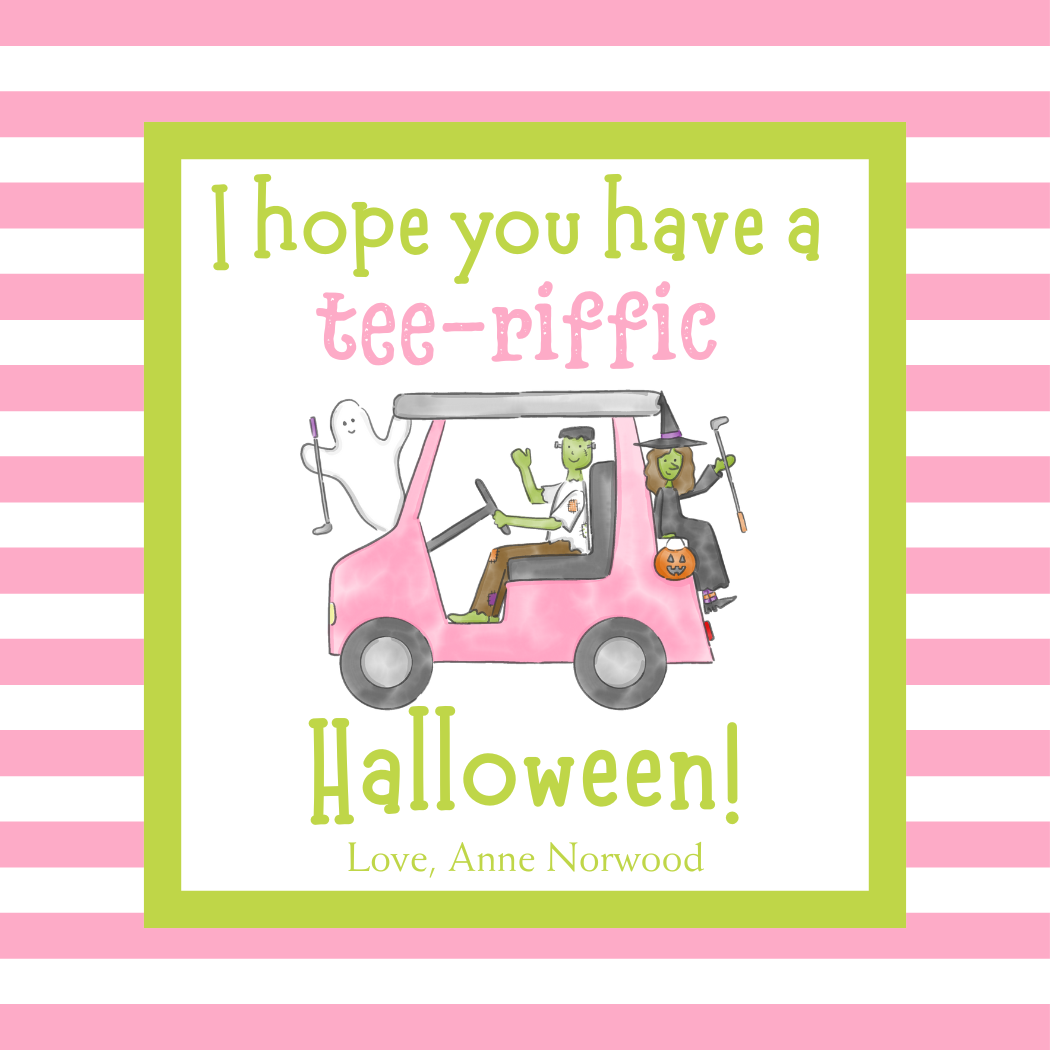 TEE-RIFFIC HALLOWEEN GIFT TAG