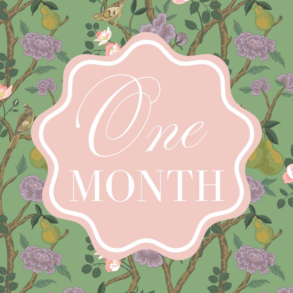chinoiserie milestone cards