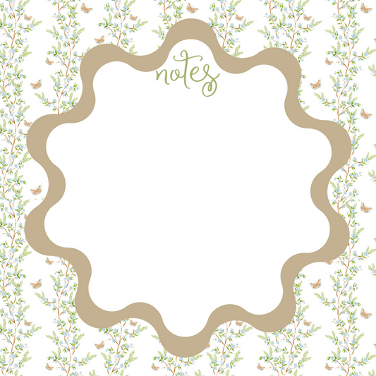 BUTTERFLY GARDEN NOTEPAD