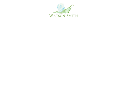 little green snail stationery