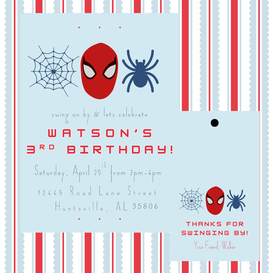 SPIDEY GIFT TAG