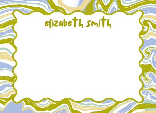 funky note cards + envelopes