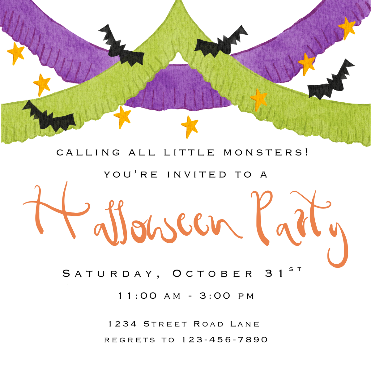 HALLOWEEN PARTY INVITATION