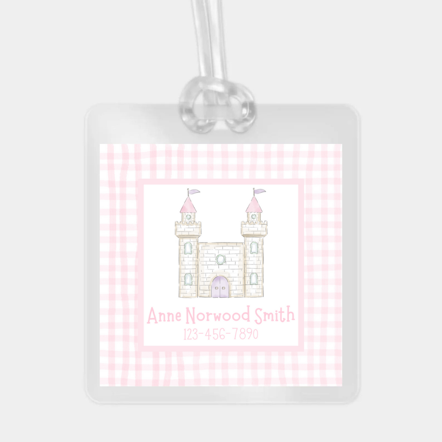 castle bag tag