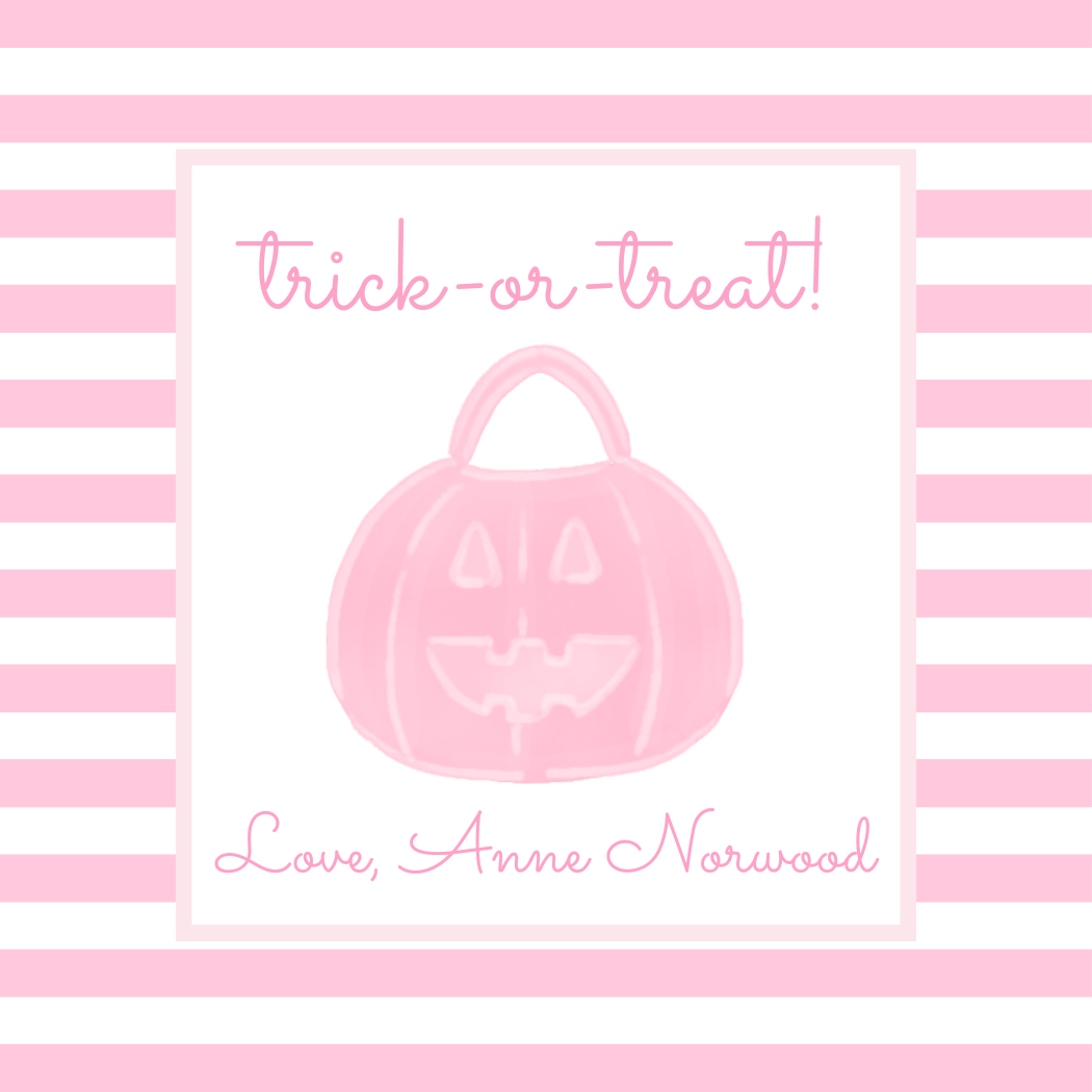 TRICK-OR-TREAT HALLOWEEN GIFT TAG