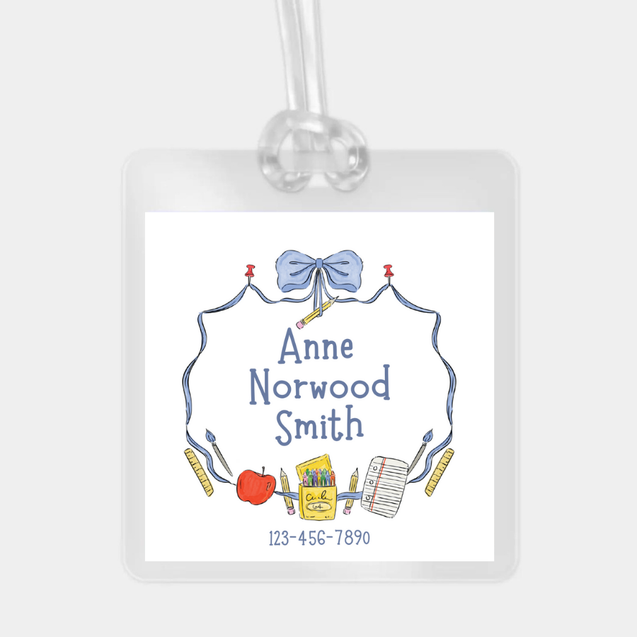 SCHOOL BAG TAG