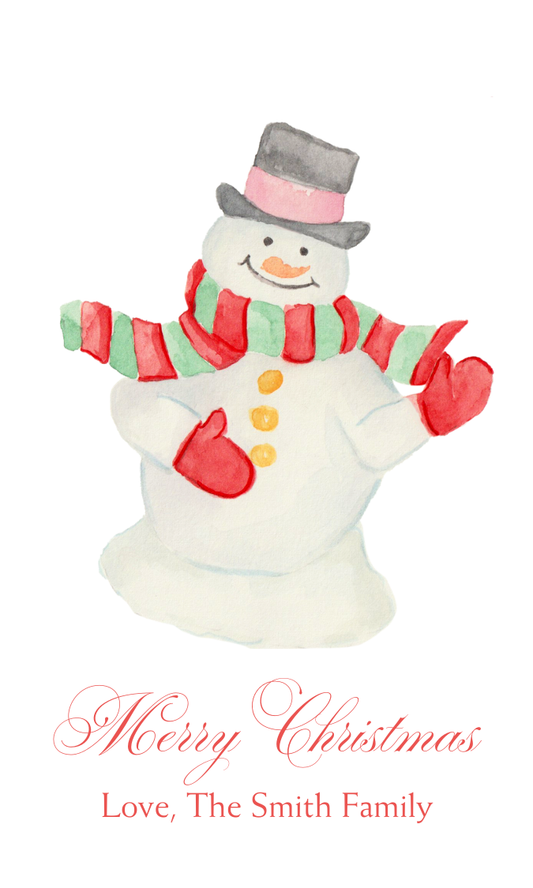 FROSTY GIFT TAG