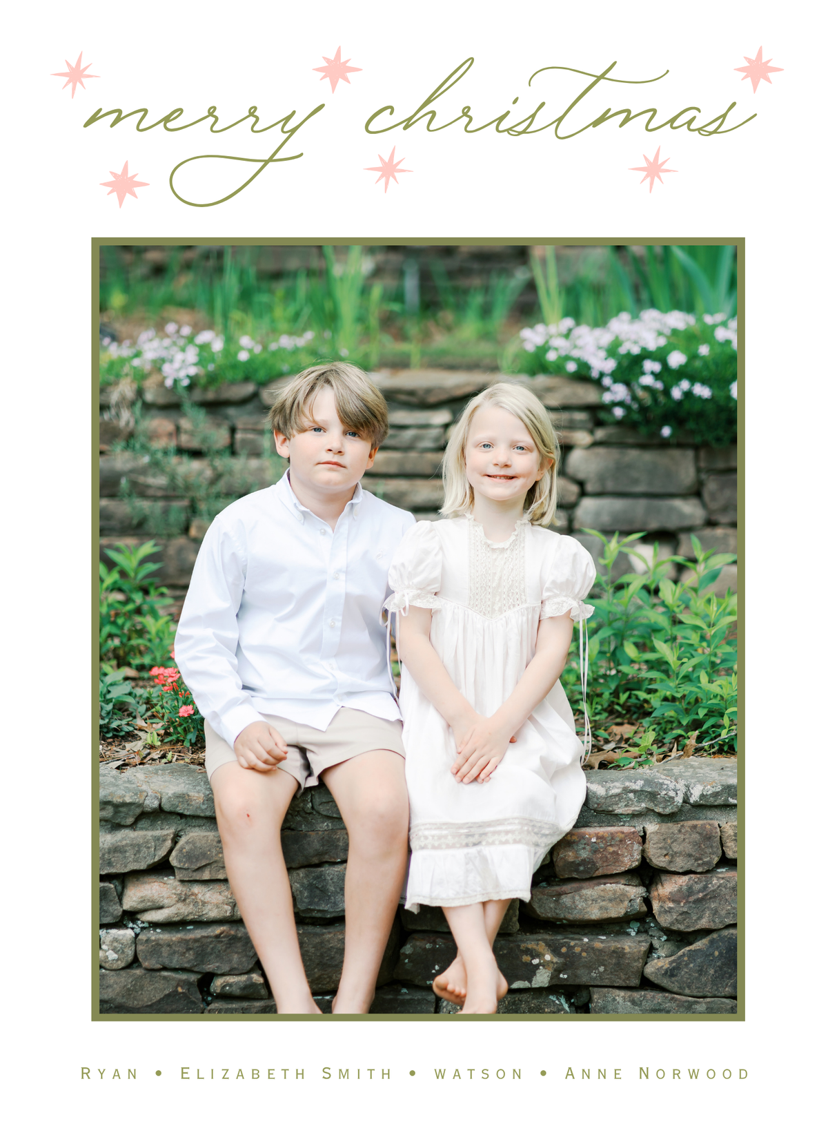 SIMPLE MERRY CHRISTMAS CARD