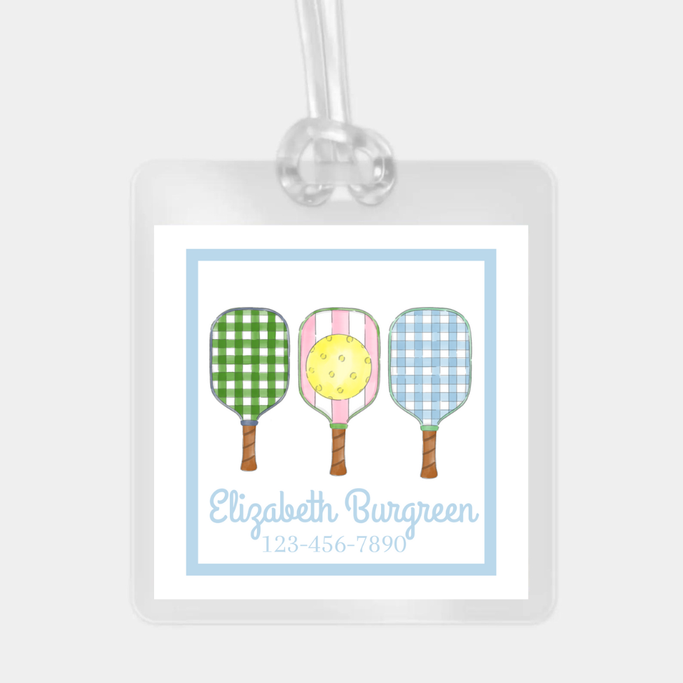 PICKLE BALL BAG TAG