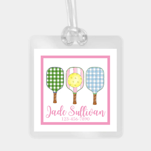 PICKLE BALL BAG TAG