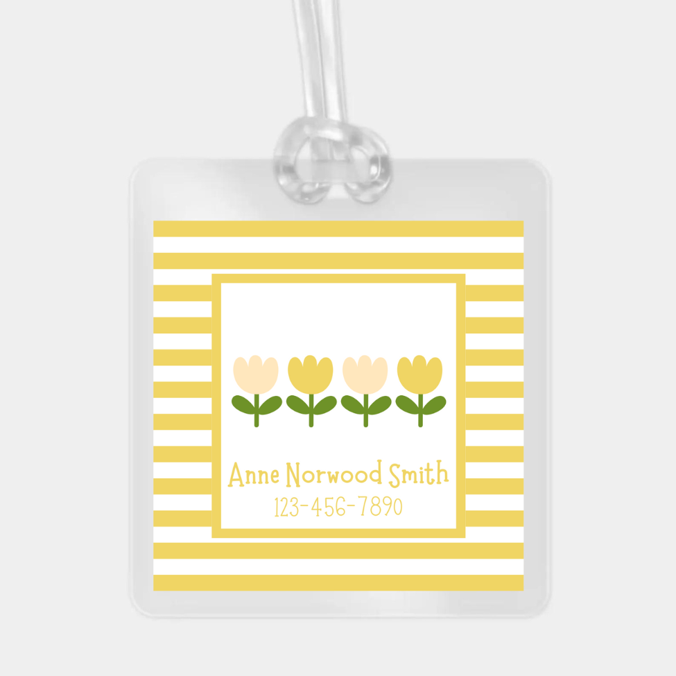 tulip bag tag