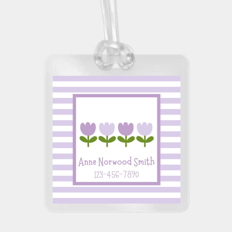 tulip bag tag