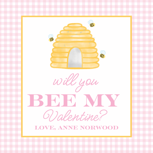 BEE MY VALENTINE PINK