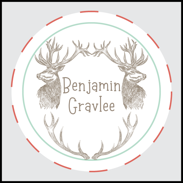 DEER ANTLER LABELS