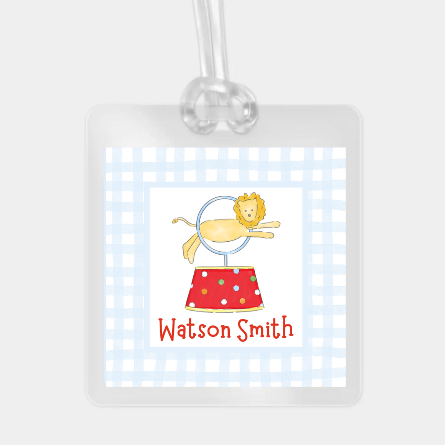 CIRCUS LION BAG TAG