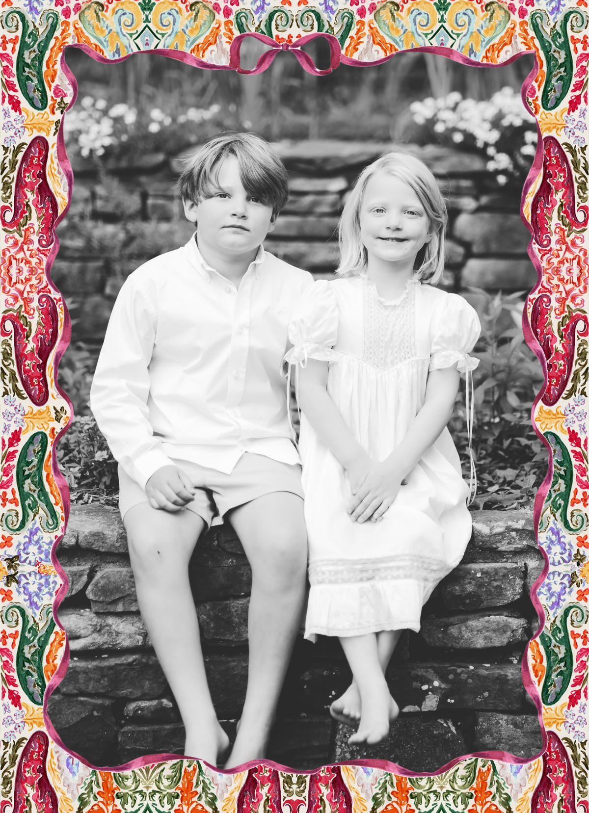 FUNKY COLORFUL HOLIDAY CARD