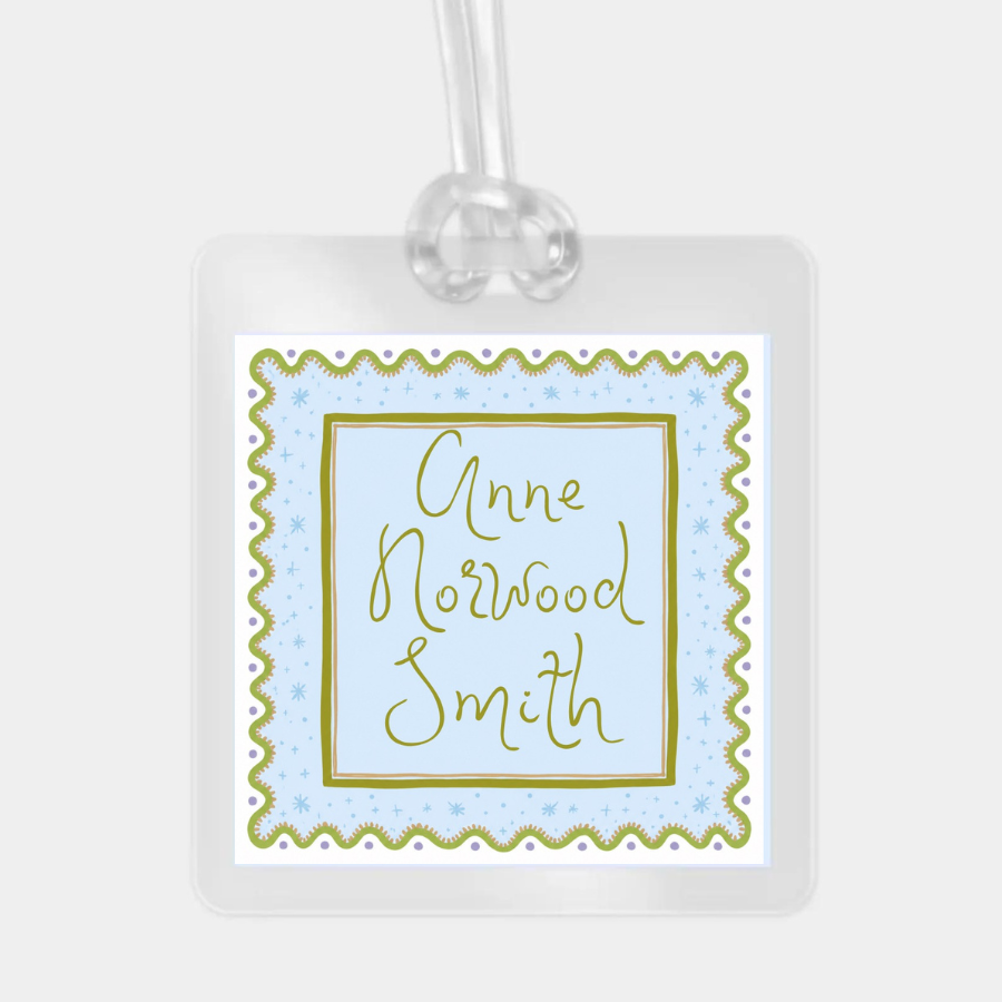 LAMINATED BAG TAG