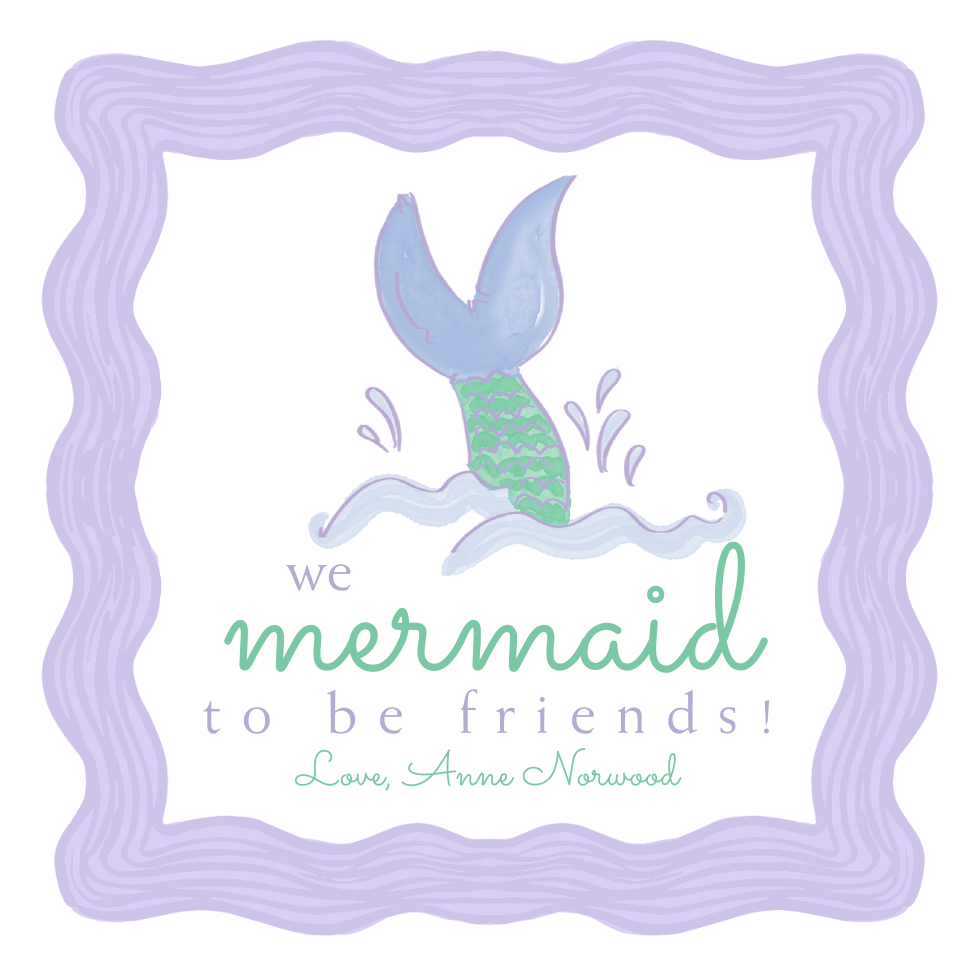 MERMAID TO BE FRIENDS VALENTINE