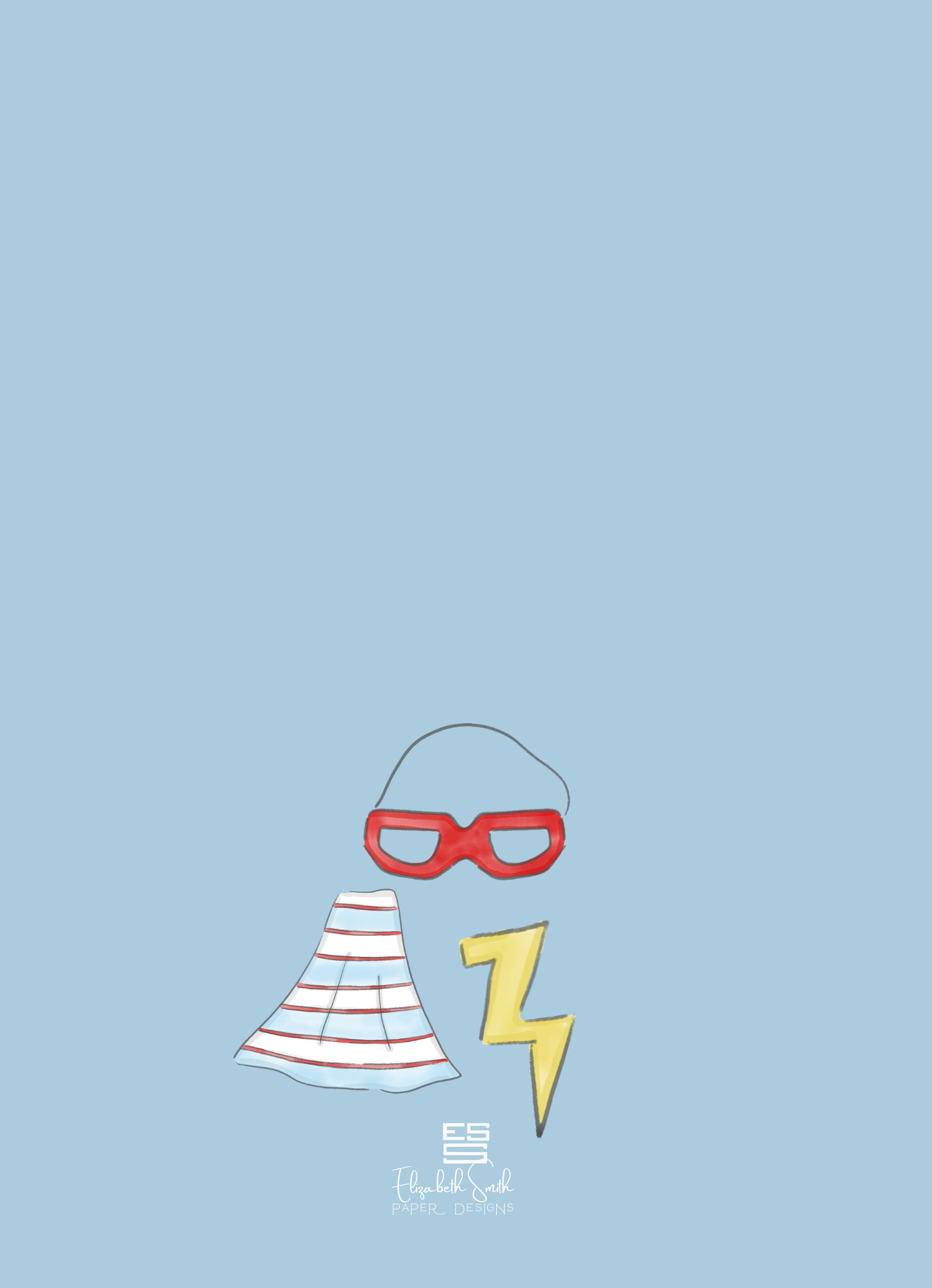 super hero invitation