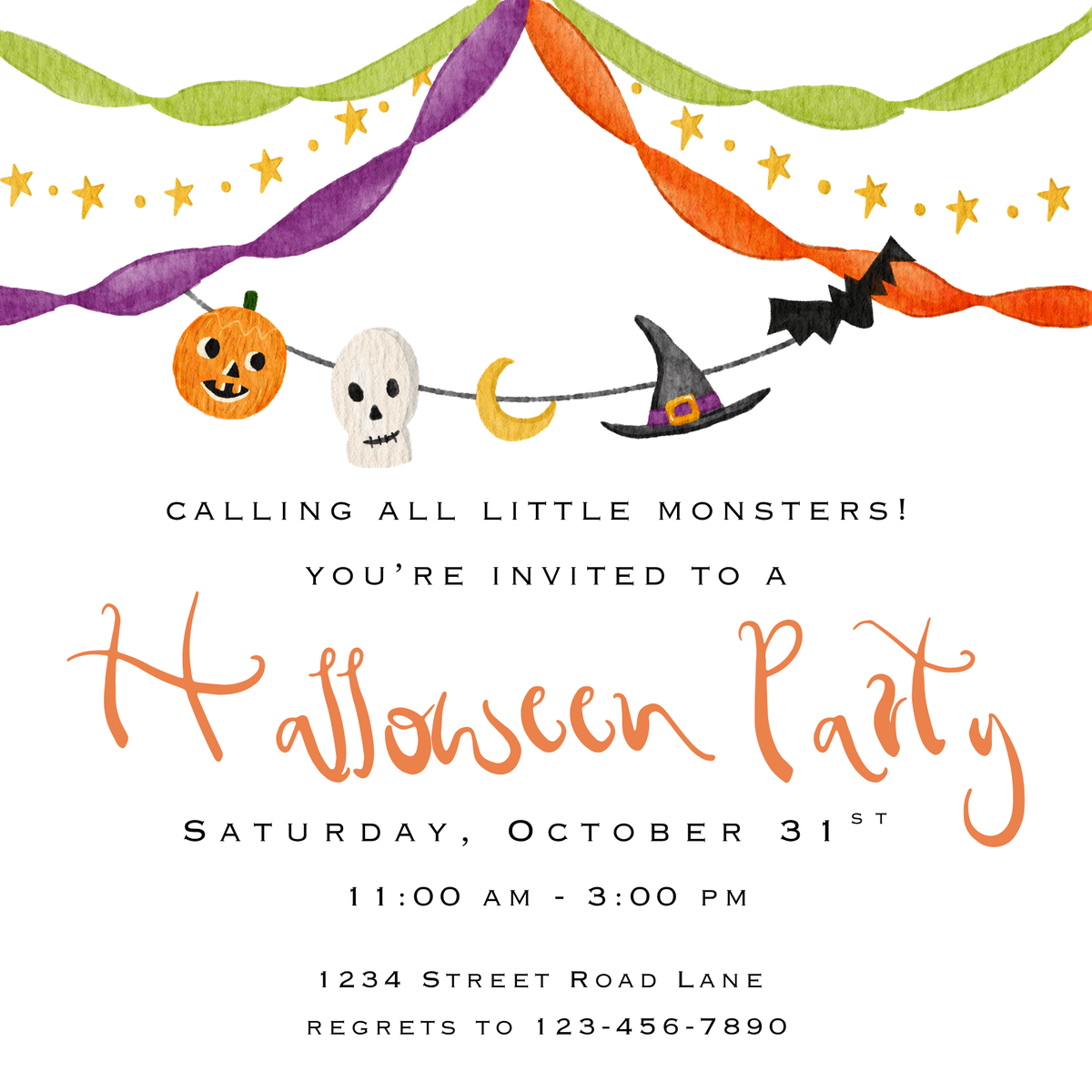 HALLOWEEN PARTY INVITATION