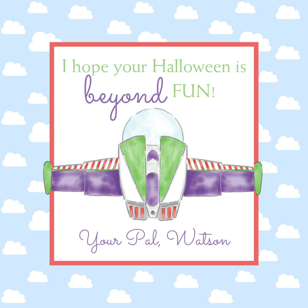 I HOPE YOUR HALLOWEEN IS BEYOND FUN GIFT TAG