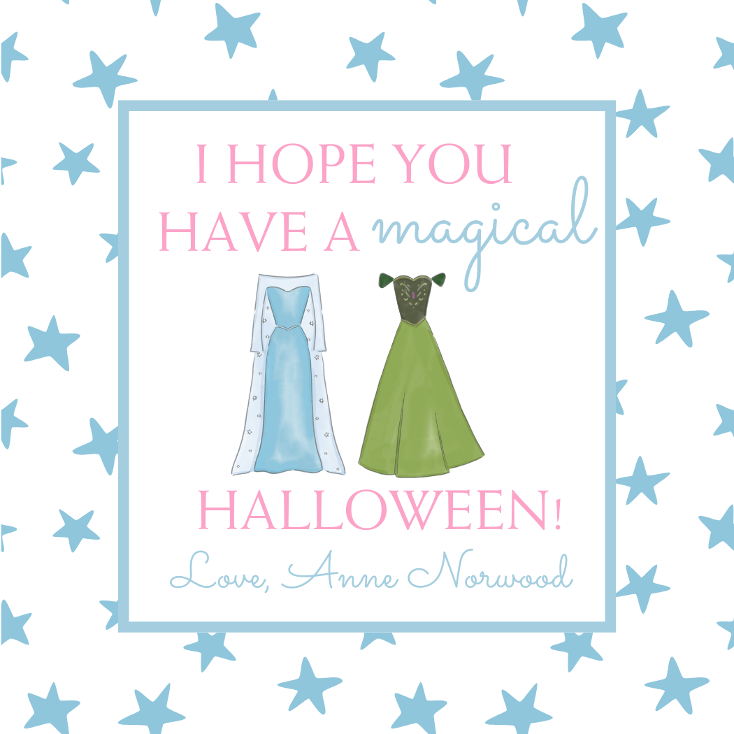 ICY MAGICAL HALLOWEEN GIFT TAG