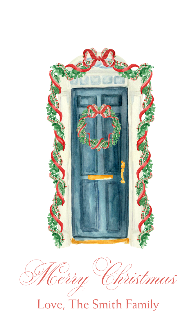 CHRISTMAS DOOR GIFT TAG