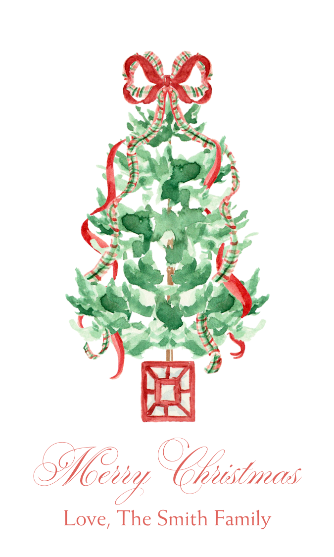 CHRISTMAS TREE GIFT TAG