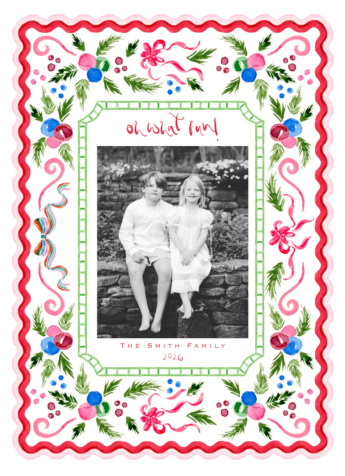OH WHAT FUN! HOLIDAY CARD